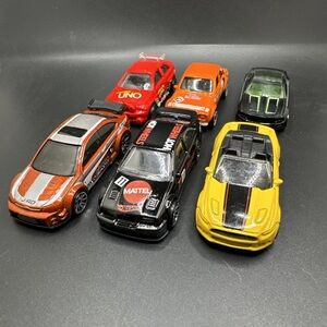 Hot Wheels Ford Mixed Lot Of 6 1/64 Diecast Cosworth Focus Mustang L18 Escort